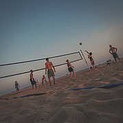 Beach-volley sur la plage de Morro Jable
